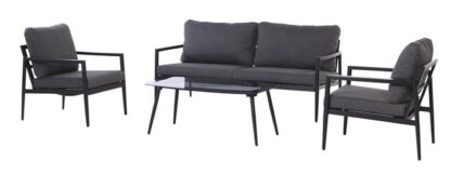 Envy Copenhagen alumiini sohvaryhmä musta