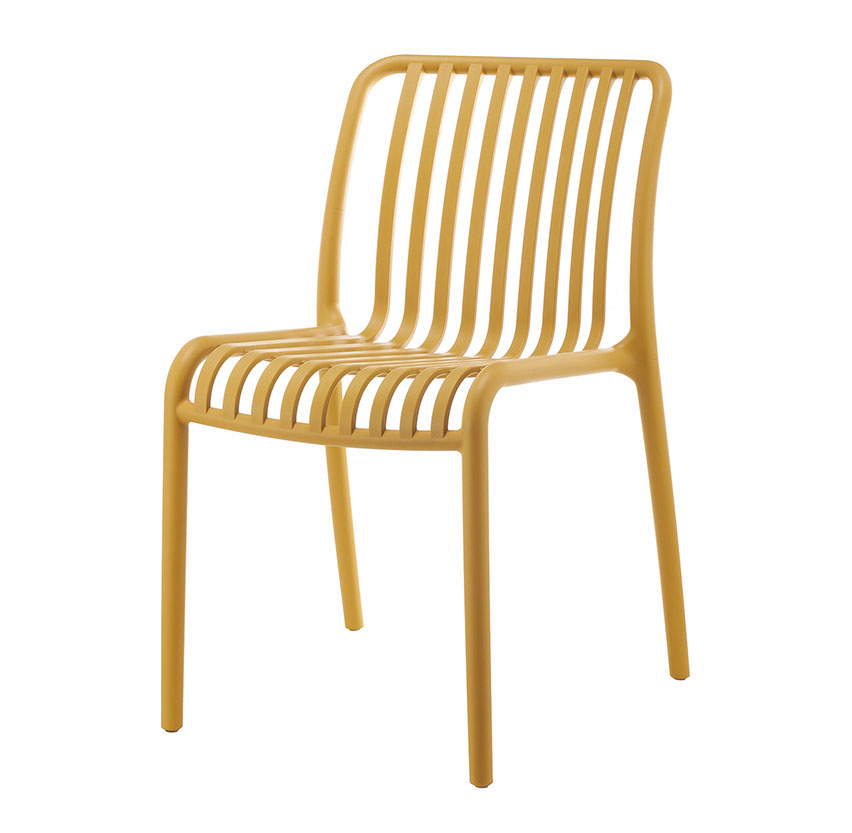 Kava terassituoli keltainen nojaton